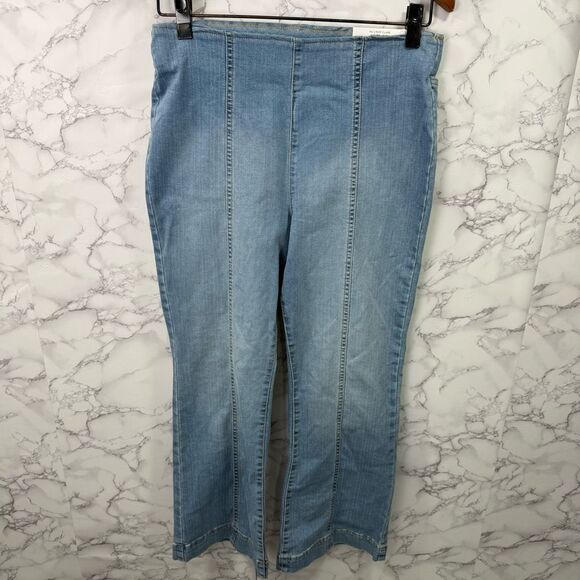 I.N.C. High Rise Pull-On Flare Jeans Size 2 NEW # G417 - Picture 2 of 9